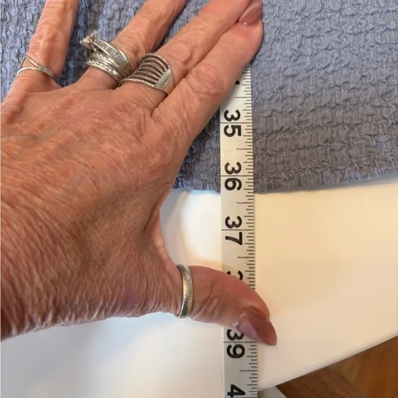 #189 NWT, Adorable See You Monday Blue Knit Skirt Set - Picture 10 of 11